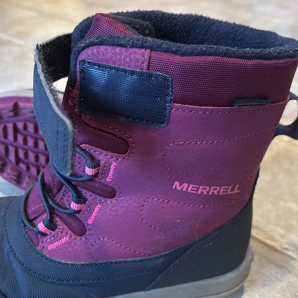 Merrell Kids Boots - Black and Purple - Picture 4 of 4